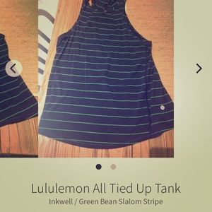 Lululemon 🍋 All Tied Up Tank NWOT